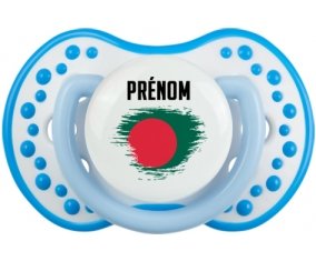 Drapeau effet pinceau Bangladesh avec prénom Sucete LOVI Dynamic Blanc-bleu phosphorescente