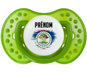 Drapeau effet pinceau Belize avec prénom Sucete LOVI Dynamic Vert classique