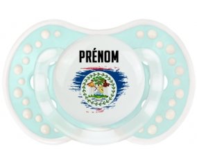 Drapeau effet pinceau Belize avec prénom Sucete LOVI Dynamic Retro-turquoise-lagon classique