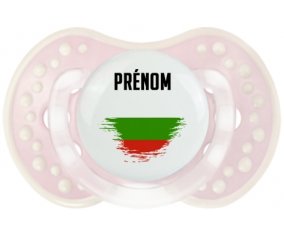 Drapeau effet pinceau Bulgarie avec prénom Sucete LOVI Dynamic Retro-rose-tendre classique
