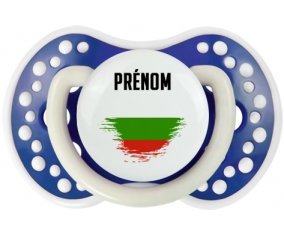 Drapeau effet pinceau Bulgarie avec prénom Sucete LOVI Dynamic Bleu-marine phosphorescente