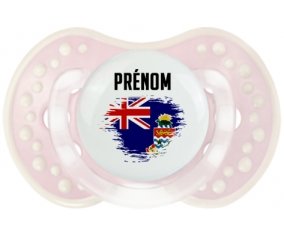 Drapeau effet pinceau Îles Caïmans avec prénom Sucette LOVI Dynamic Retro-rose-tendre classique