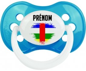 Drapeau effet pinceau République centrafricaine avec prénom Sucete Anatomique Cyan classique