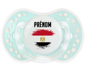 Drapeau effet pinceau Egypte avec prénom Sucette LOVI Dynamic Retro-turquoise-lagon classique
