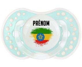 Drapeau effet pinceau Ethiopie avec prénom Sucete LOVI Dynamic Retro-turquoise-lagon classique