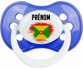 Drapeau effet pinceau Grenade avec prénom : Sucette Anatomique personnalisée