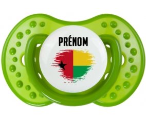 Drapeau effet pinceau Guinée avec prénom Sucete LOVI Dynamic Vert classique