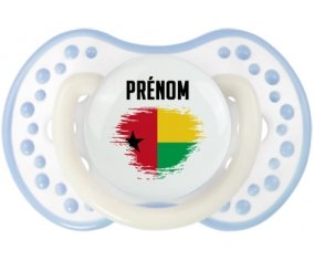 Drapeau effet pinceau Guinée avec prénom Sucete LOVI Dynamic Blanc-cyan classique