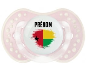 Drapeau effet pinceau Guinée avec prénom Sucete LOVI Dynamic Retro-rose-tendre classique
