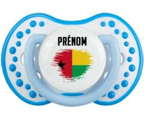 Drapeau effet pinceau Guinée avec prénom Sucete LOVI Dynamic Blanc-bleu phosphorescente