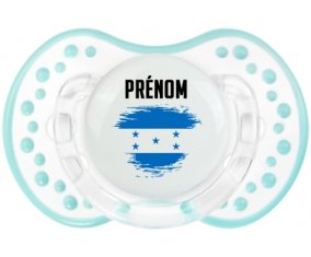 Drapeau effet pinceau Honduras avec prénom Sucette LOVI Dynamic Retro-blanc-lagon classique