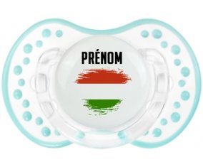 Drapeau effet pinceau Hongrie avec prénom Sucete LOVI Dynamic Retro-blanc-lagon classique