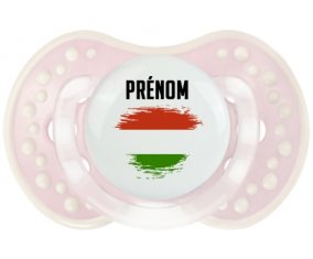 Drapeau effet pinceau Hongrie avec prénom Sucete LOVI Dynamic Retro-rose-tendre classique