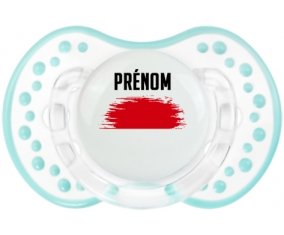 Drapeau effet pinceau Indonésie avec prénom Sucette LOVI Dynamic Retro-blanc-lagon classique