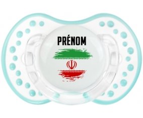Drapeau effet pinceau L'Iran avec prénom Sucete LOVI Dynamic Retro-blanc-lagon classique