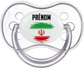 Drapeau effet pinceau L'Iran avec prénom Sucete Anatomique Transparente classique
