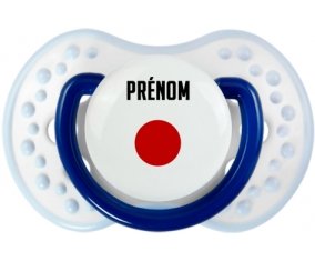 Drapeau effet pinceau Japon avec prénom Sucete LOVI Dynamic Marine-blanc-bleu classique