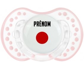 Drapeau effet pinceau Japon avec prénom Sucete LOVI Dynamic Retro-blanc-rose-tendre classique