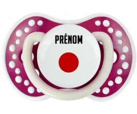 Drapeau effet pinceau Japon avec prénom Sucete LOVI Dynamic Fuchsia phosphorescente
