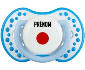 Drapeau effet pinceau Japon avec prénom Sucete LOVI Dynamic Blanc-bleu phosphorescente