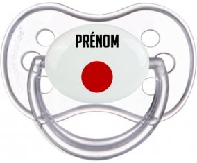 Drapeau effet pinceau Japon avec prénom Sucete Anatomique Transparente classique