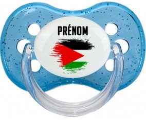 Drapeau effet pinceau Jordan avec prénom : Sucette Cerise personnalisée