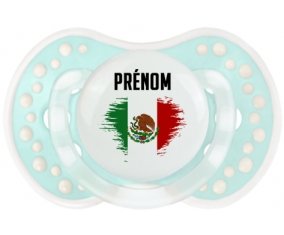 Drapeau effet pinceau Mexique avec prénom Sucete LOVI Dynamic Retro-turquoise-lagon classique