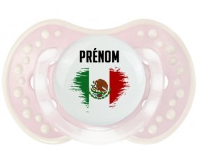 Drapeau effet pinceau Mexique avec prénom Sucete LOVI Dynamic Retro-rose-tendre classique