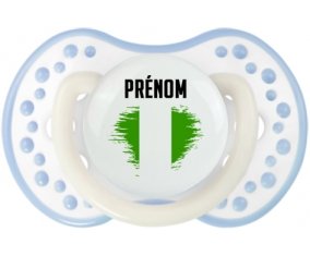 Drapeau effet pinceau Nigeria avec prénom Sucete LOVI Dynamic Blanc-cyan classique