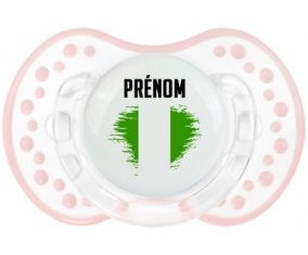 Drapeau effet pinceau Nigeria avec prénom Sucete LOVI Dynamic Retro-blanc-rose-tendre classique