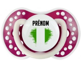 Drapeau effet pinceau Nigeria avec prénom Sucete LOVI Dynamic Fuchsia phosphorescente