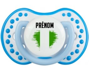 Drapeau effet pinceau Nigeria avec prénom Sucete LOVI Dynamic Blanc-bleu phosphorescente