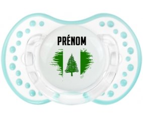 Drapeau effet pinceau l'ile de Norfolk avec prénom Sucette LOVI Dynamic Retro-blanc-lagon classique