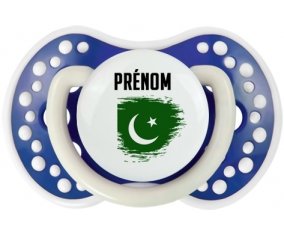 Drapeau effet pinceau Pakistan avec prénom Sucete LOVI Dynamic Bleu-marine phosphorescente