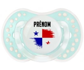 Drapeau effet pinceau Panama avec prénom Sucette LOVI Dynamic Retro-turquoise-lagon classique