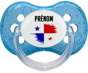 Drapeau effet pinceau Panama avec prénom : Sucette Cerise personnalisée
