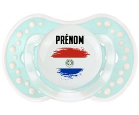 Drapeau effet pinceau Paraguay avec prénom Sucete LOVI Dynamic Retro-turquoise-lagon classique