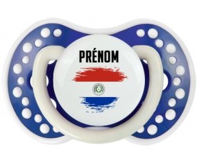 Drapeau effet pinceau Paraguay avec prénom Sucete LOVI Dynamic Bleu-marine phosphorescente