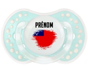 Drapeau effet pinceau Samoa avec prénom Sucette LOVI Dynamic Retro-turquoise-lagon classique