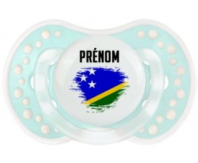 Drapeau effet pinceau îles Salomon avec prénom Sucete LOVI Dynamic Retro-turquoise-lagon classique
