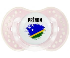 Drapeau effet pinceau îles Salomon avec prénom Sucete LOVI Dynamic Retro-rose-tendre classique