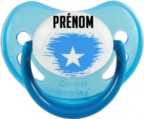 Drapeau effet pinceau Somalie avec prénom Sucete Physiologique Bleue phosphorescente