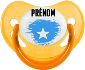Drapeau effet pinceau Somalie avec prénom Sucete Physiologique Jaune phosphorescente
