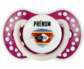 Drapeau effet pinceau Swaziland avec prénom Sucete LOVI Dynamic Fuchsia phosphorescente