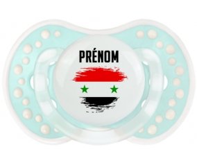 Drapeau effet pinceau République arabe syrienne avec prénom Sucette LOVI Dynamic Retro-turquoise-lagon classique