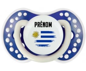 Drapeau effet pinceau Uruguay avec prénom Sucete LOVI Dynamic Bleu-marine phosphorescente