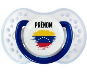 Drapeau effet pinceau Venezuela avec prénom Sucette LOVI Dynamic Marine-blanc-bleu classique
