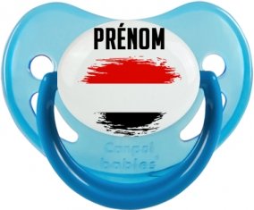 Drapeau effet pinceau Yémen avec prénom Sucete Physiologique Bleue phosphorescente