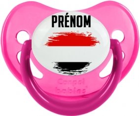 Drapeau effet pinceau Yémen avec prénom Sucete Physiologique Rose phosphorescente