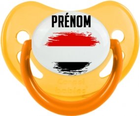 Drapeau effet pinceau Yémen avec prénom Sucete Physiologique Jaune phosphorescente
